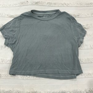 Set Active Ribbed Baby Tee
